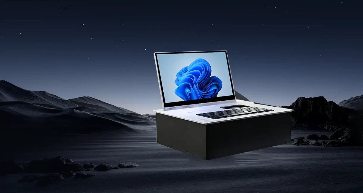 LCD monitor flip-flop