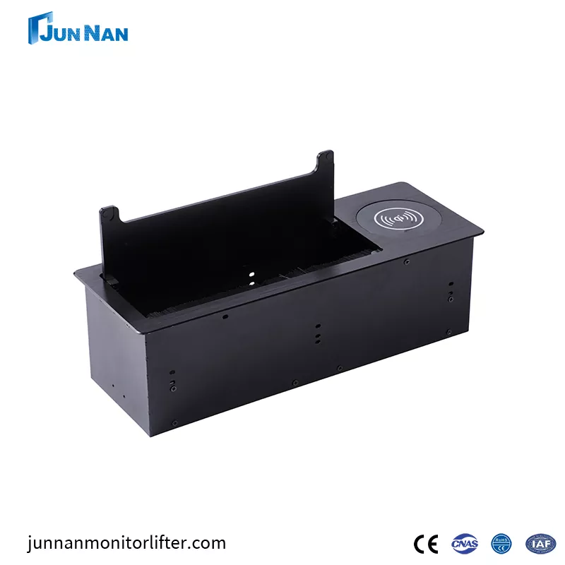 Skrito namizje konference za power Strip z vgradno močjo Večfunkcijske vtičnice
